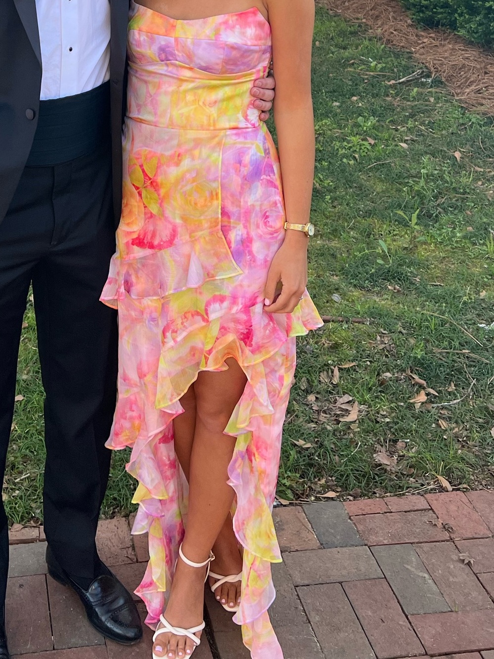 Amanda Uprichard Strapless Pink Maxi